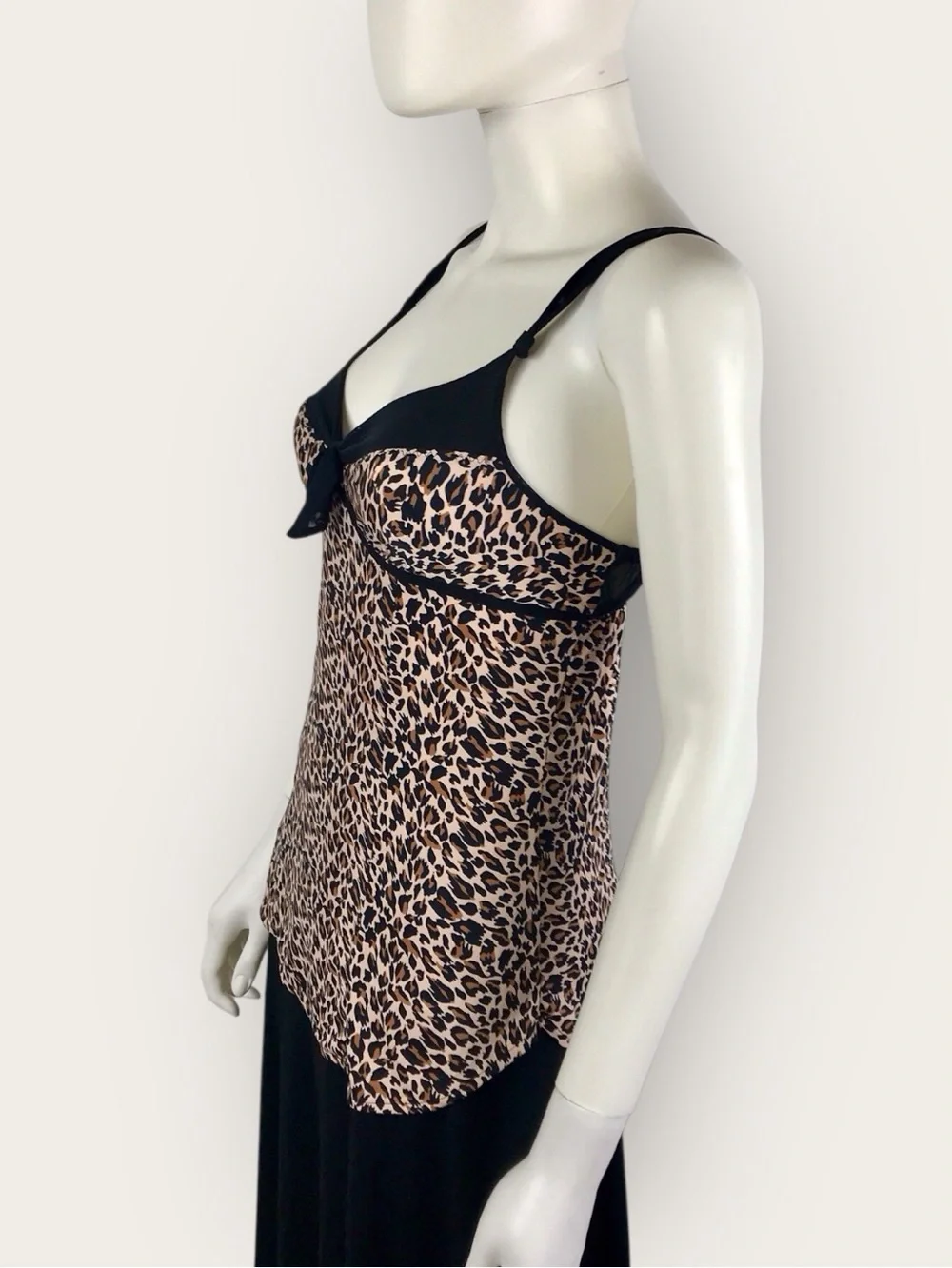 Betsey Johnson Vintage Camisole Tank Leopard-Print Y2K Design Intimates